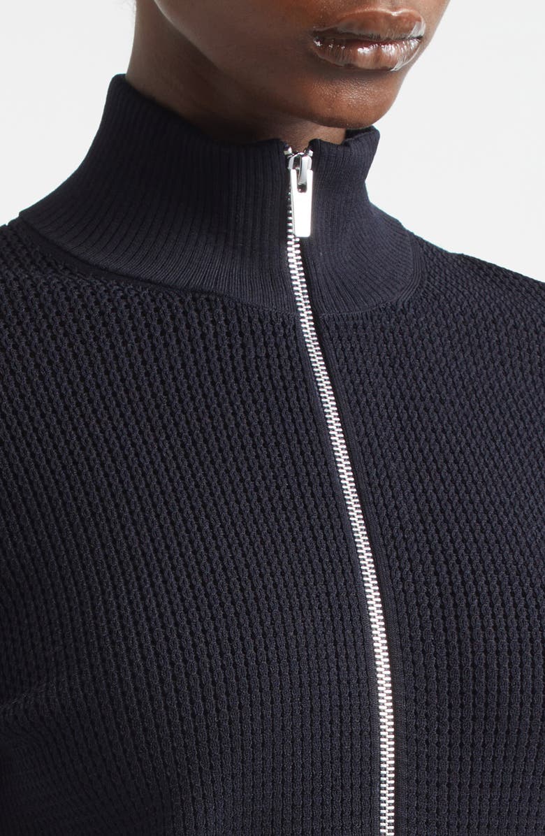 A.L.C. Jax Knit Zip Cardigan, Alternate, color, Navy