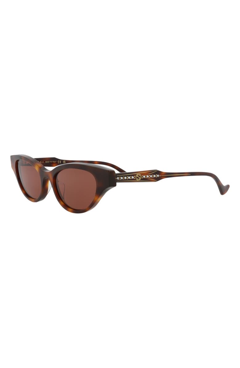 Gucci 51mm Cat Eye Sunglasses, Alternate, color,