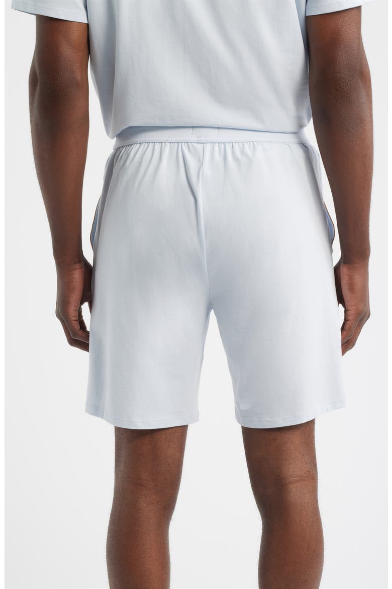 Unique Stretch Cotton Pajama Shorts, Alternate, color, LIGHT/ PASTEL BLUE
