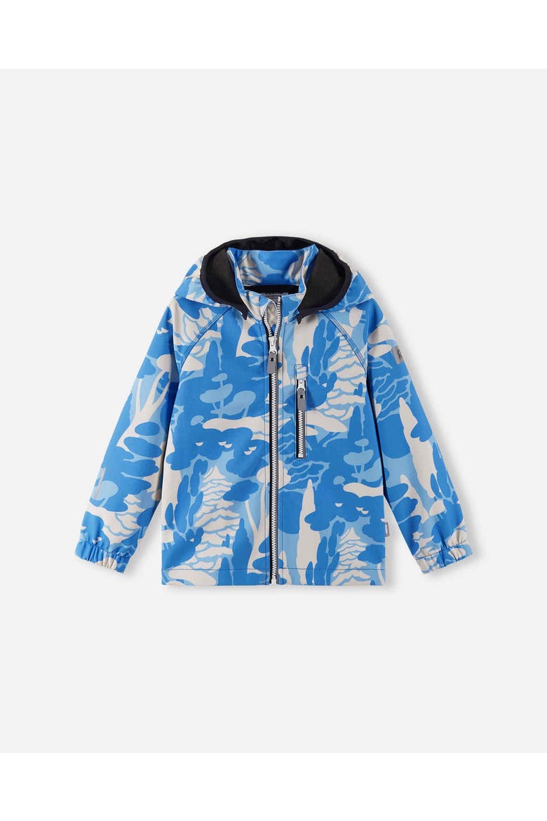 Vantti Print Softshell jacket, Main, color, Cool blue