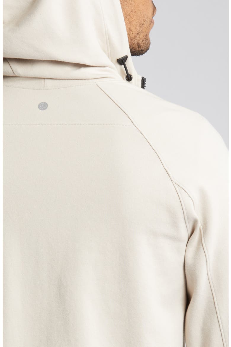 Powertek Full Zip Hoodie, Alternate, color, GREY PEBBLE