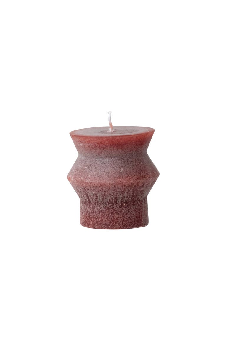 Unscented  Pillar Candle, Main, color, Red