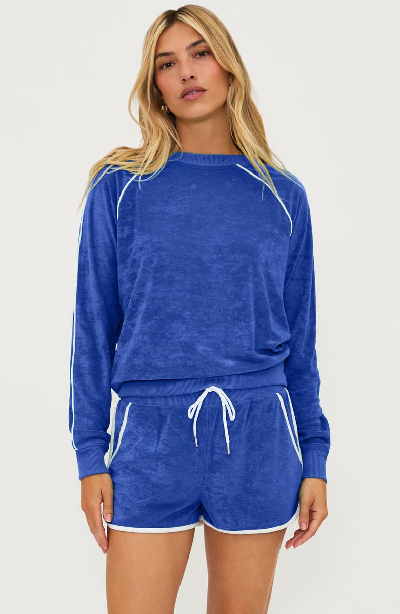 Beach Riot Greer Velour Sweatshirt, Alternate, color, 