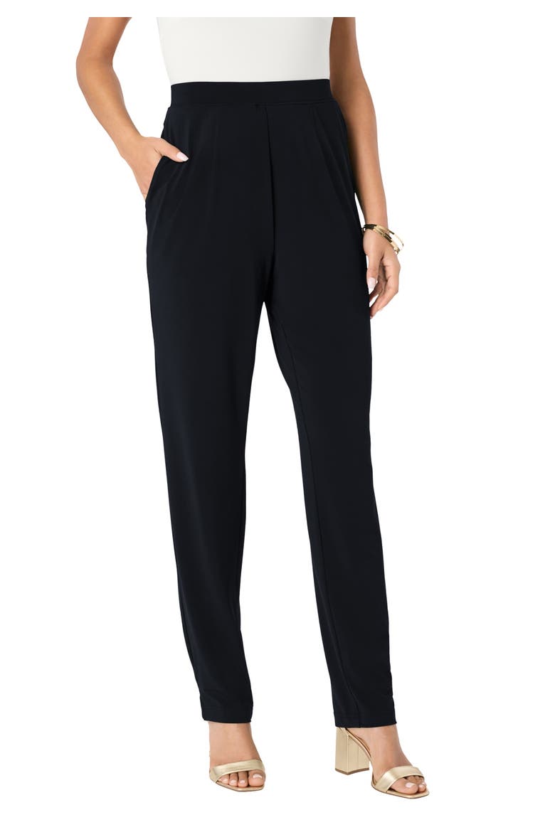 Ultrasmooth® Fabric Straight Leg Pant, Main, color, BLACK