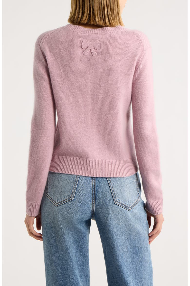 Maribelle Cashmere Pullover Sweater, Alternate, color, FIRESIDE PINK