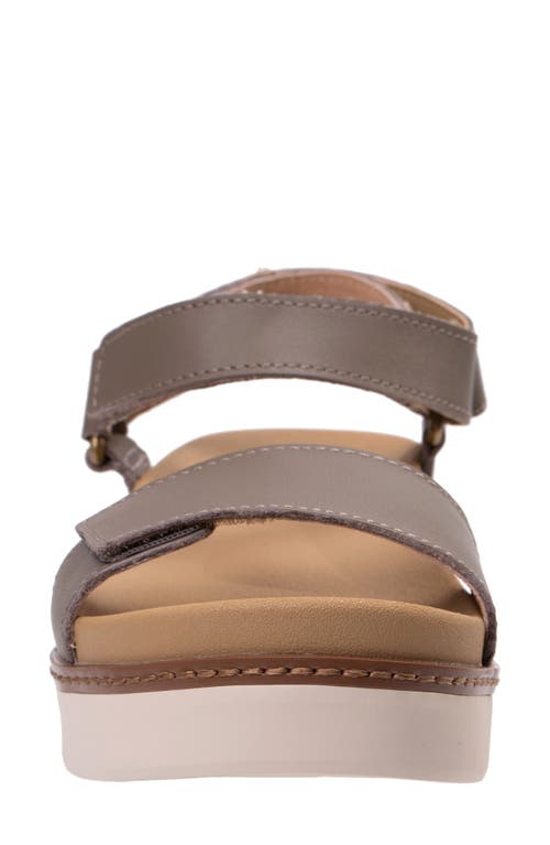 Revitalign Kiera Ankle Strap Sandal In Fossil