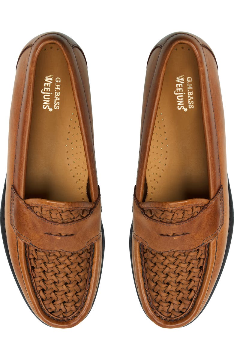 G.H.BASS Logan Penny Loafer, Alternate, color, Brown