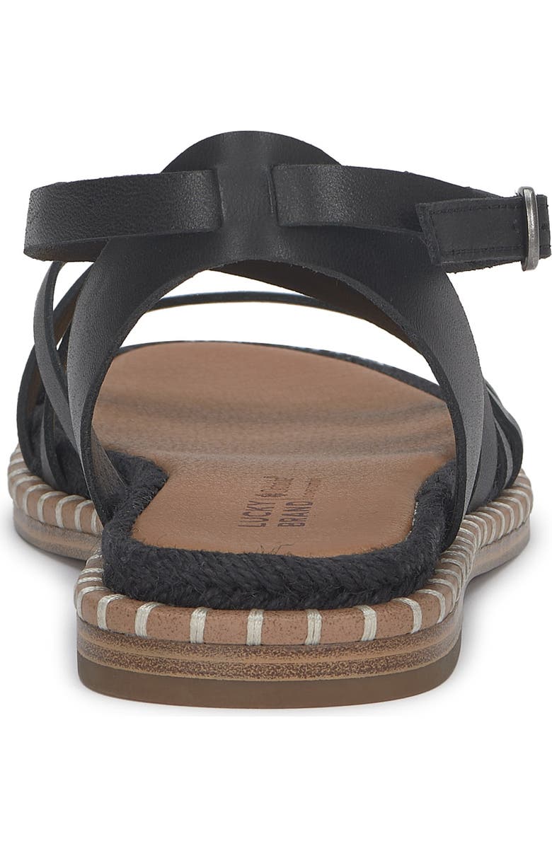 Lucky Brand Kielly Sandal, Alternate, color, Black Sumhaz
