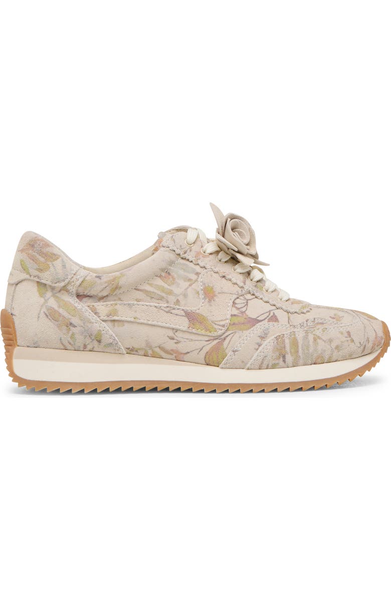 Dolce Vita Floral Sneaker, Alternate, color, Sand Floral Suede