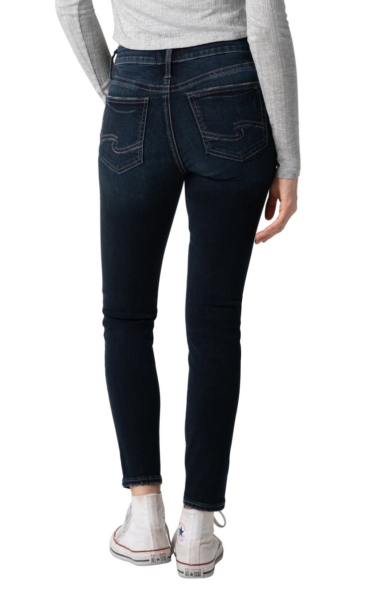 Silver Jeans Co. Suki Mid Rise Skinny Jeans, Alternate, color, 