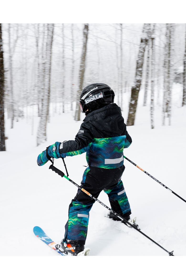 Boy One-Piece Teknik Snowsuit, Alternate, color, Aurora Borealis