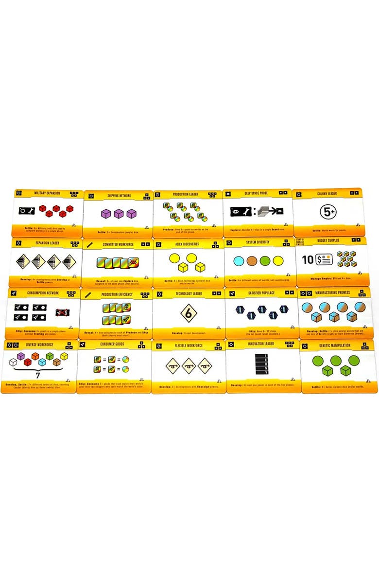 Rio Grande Games Roll for The Galaxy Board Game Ambition Expansion, Alternate, color, 