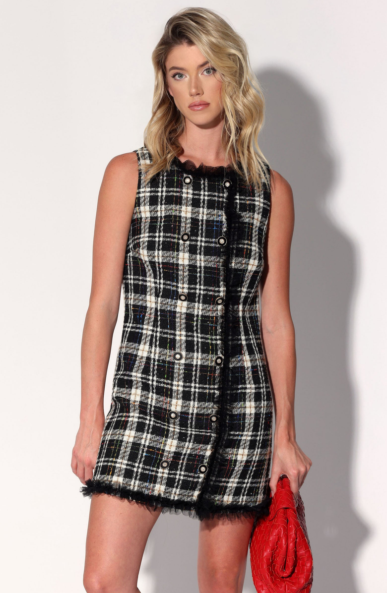 Walter Baker Marie Dress, Main, color, Regal Tweed