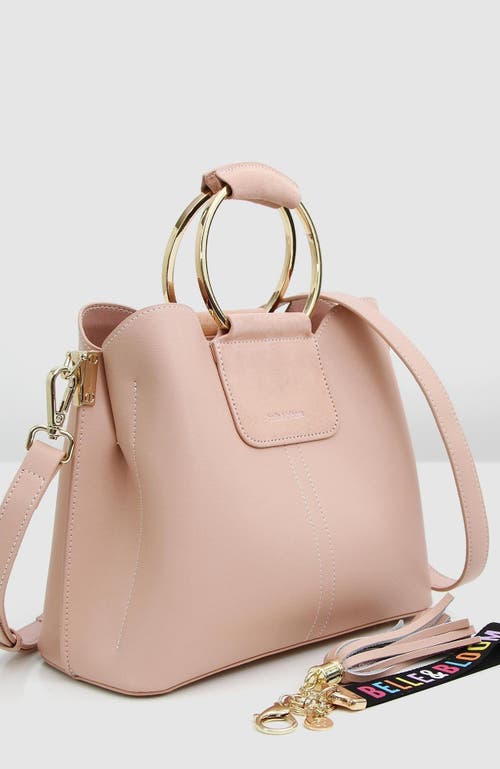 Belle & Bloom Twilight Leather Cross Body Bag In Pink