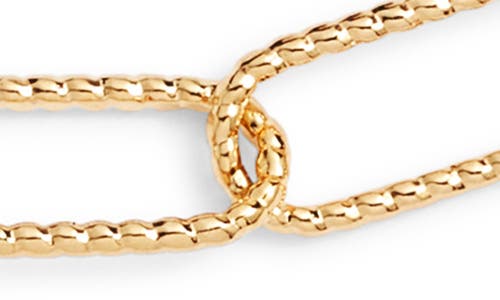 Nordstrom Demi Fine Paper Clip Bracelet In 14k Gold Plated