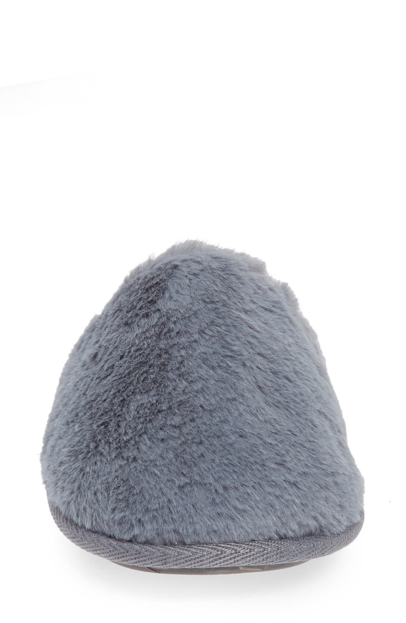 Flora Nikrooz Victoria Bridal Party Faux Fur Slipper, Alternate, color, 