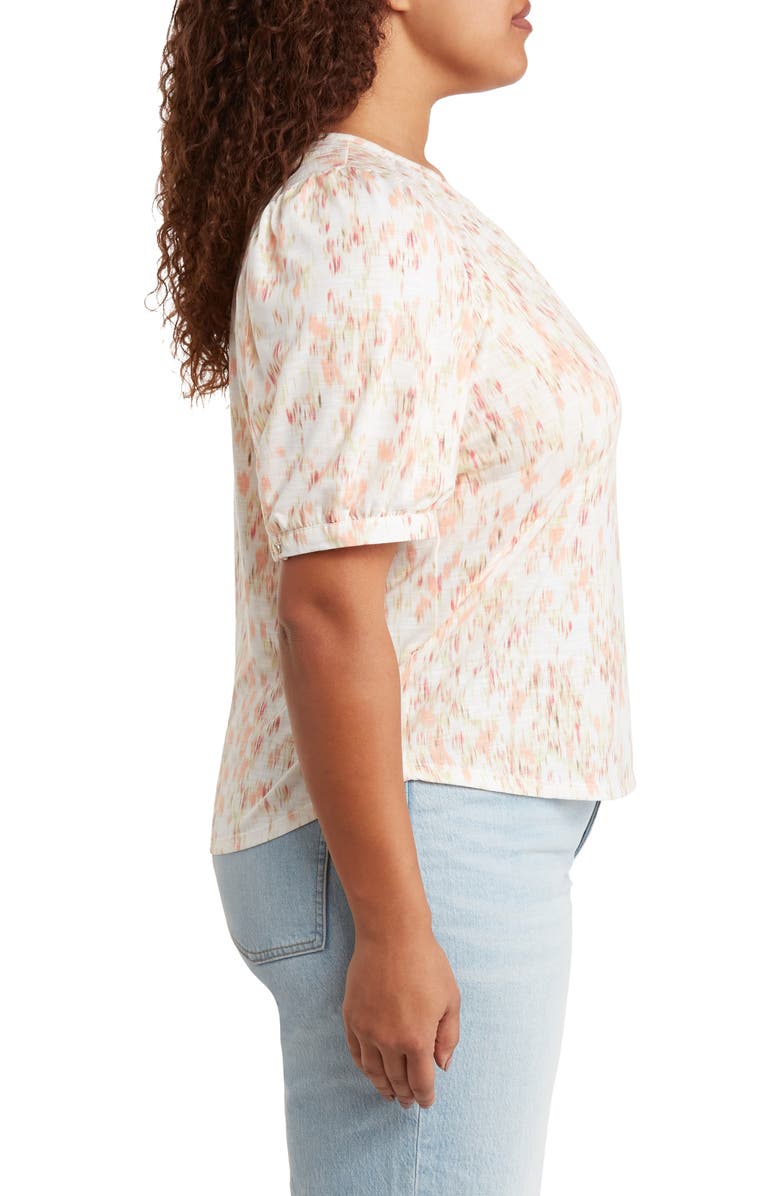 Wit & Wisdom Puff Sleeve Top, Alternate, color,