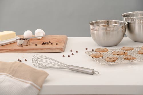 Cuisipro Solid Handle 8 Inch Egg Whisk, Stainless Steel In Silver