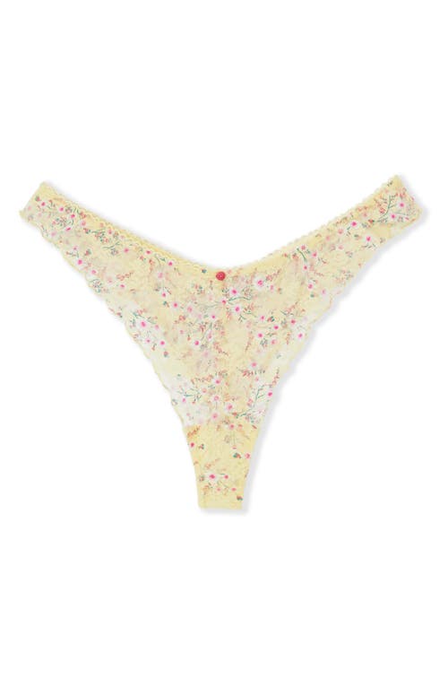 Etam Passionnelle Tanga Thong In White