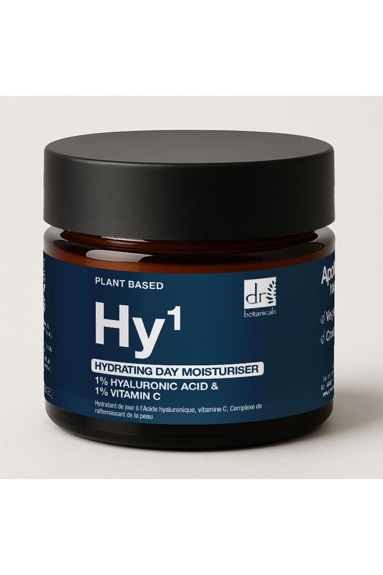 Hydrating Day Moisturiser with 1% Hyaluronic Acid & 1% Vitamin C, Main, color, None