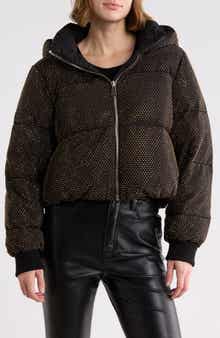 Robena Embellished Cropped Down Puffer Jacket