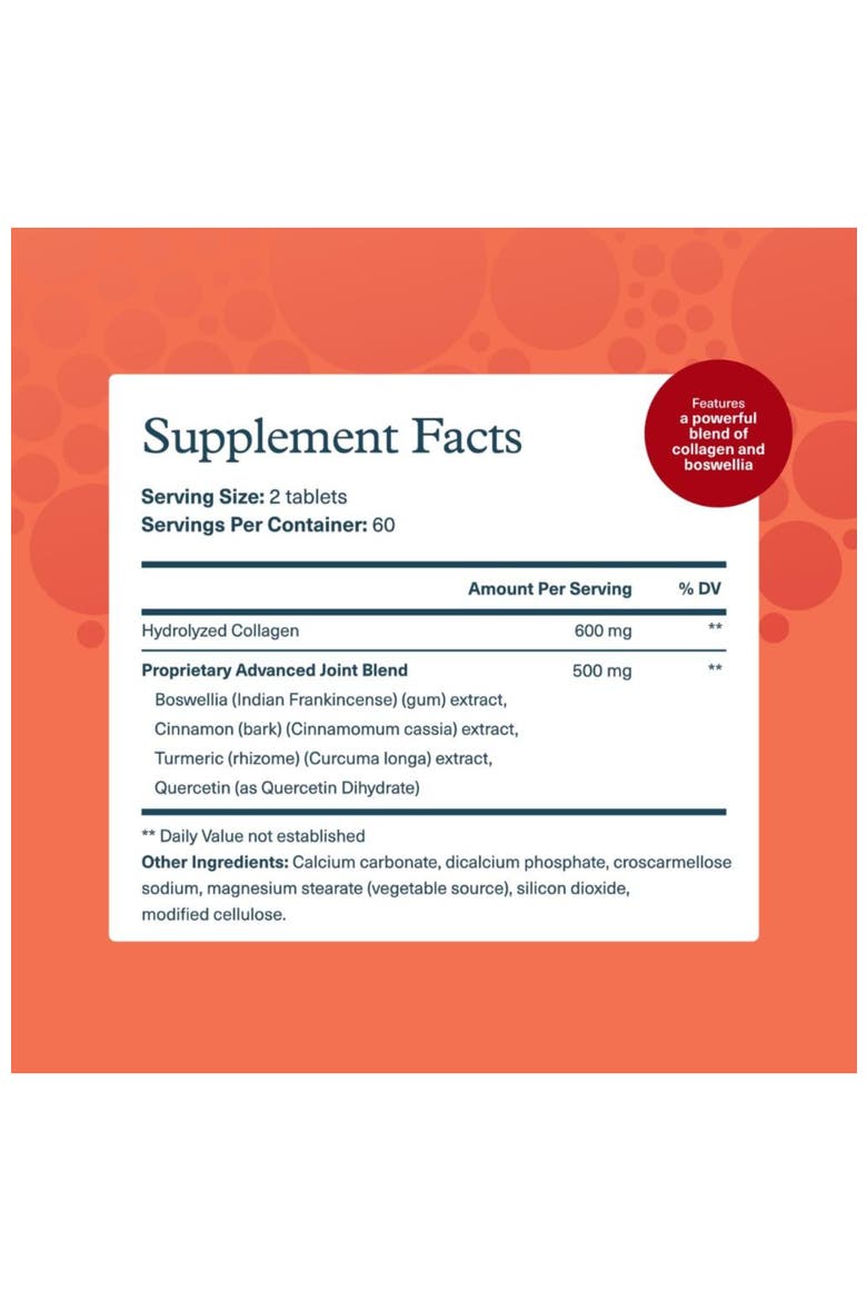Joint Collagen Advanced Supplement Tablets 120 Tablets, Alternate, color, None