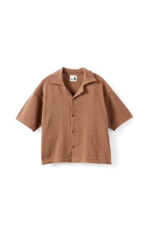 Kid's Knit Boxy Shirt