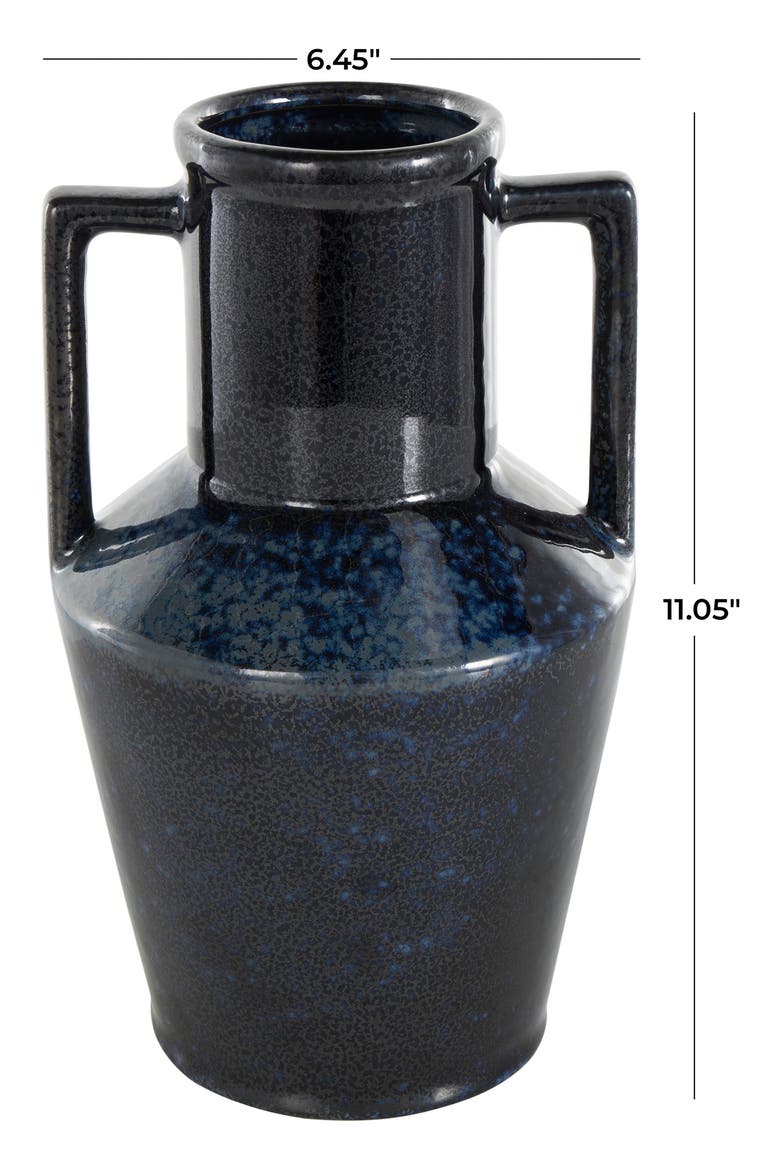 Dark Blue Ceramic Vase, Alternate, color, DARK BLUE