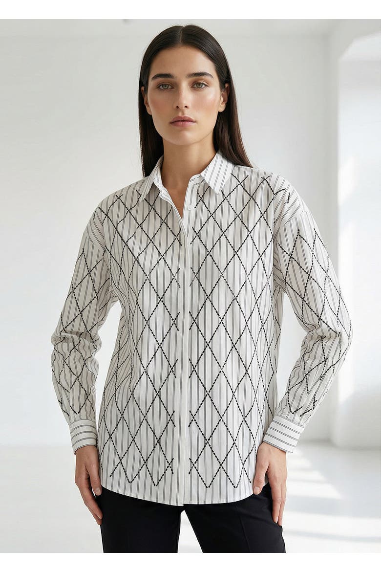 Kailee Embroidered Shirt, Alternate, color, MULTI COLOR