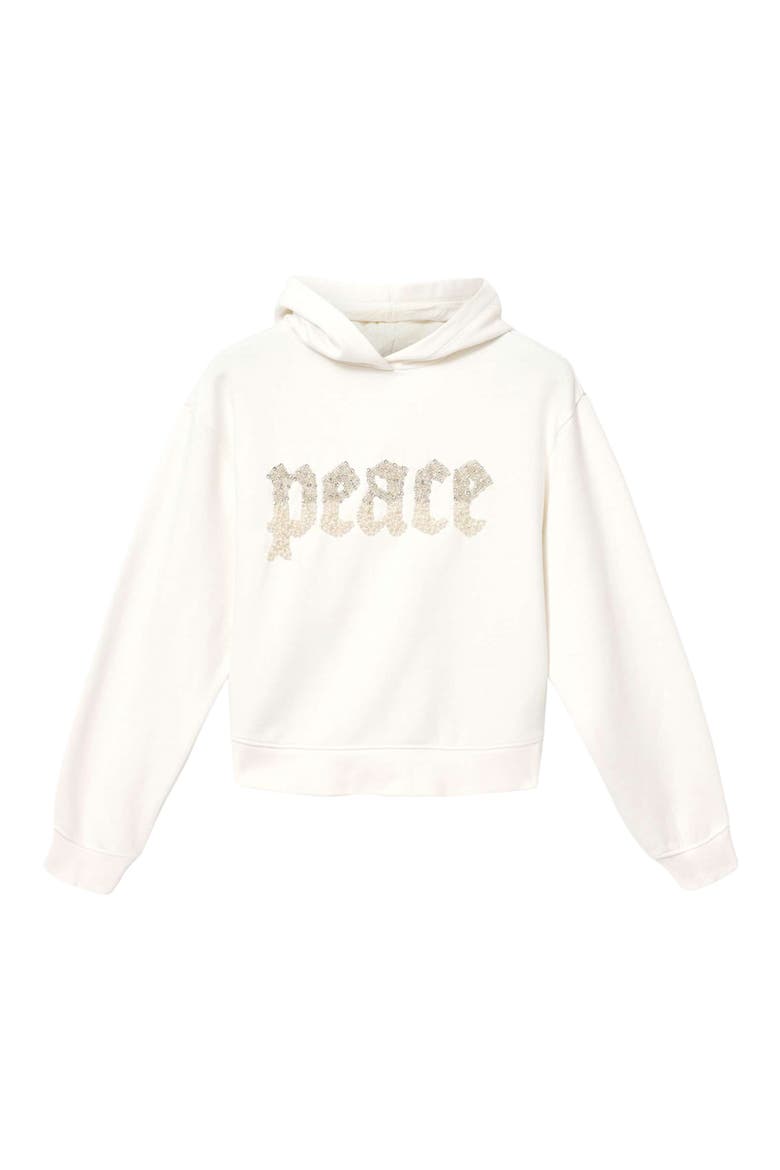 Peace Pippa Hoodie, Alternate, color, OPTIC WHITE
