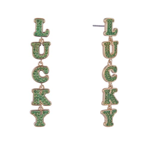Lucky Linear Earrings
