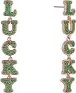Hallmark Lucky Linear Earrings