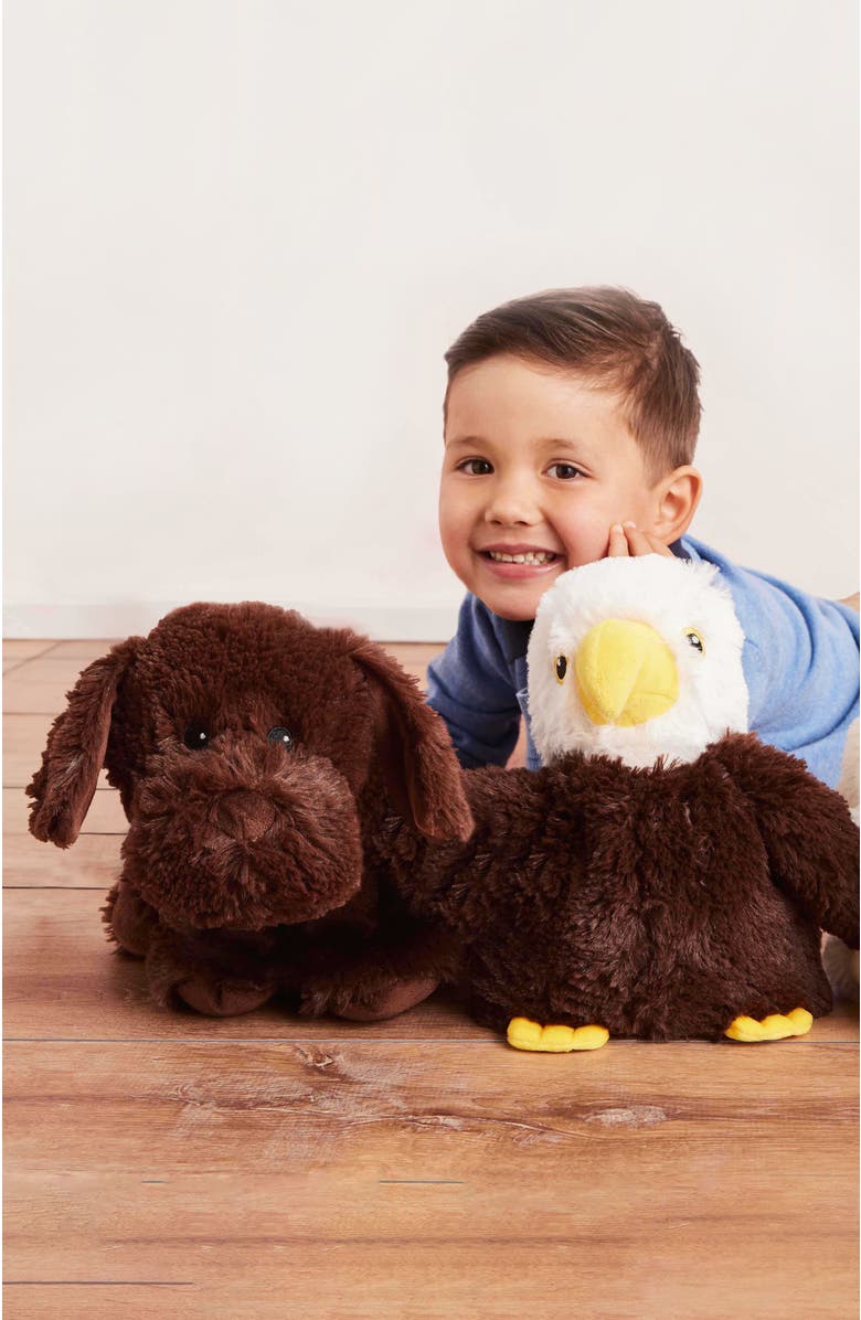 Warmies Chocolate Labrador Plush Toy, Alternate, color, Dark Brown