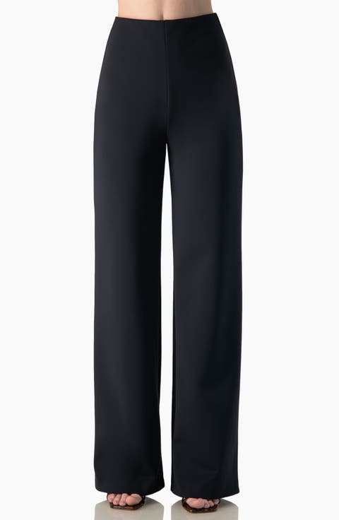 Streamlined Straight-Leg Pants