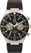 Timex® Continental Leather Strap Watch, 40mm