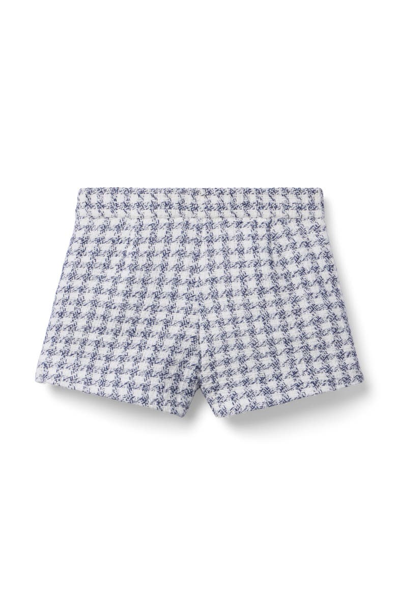 Janie and Jack Houndstooth Tweed Short, Alternate, color, Blue