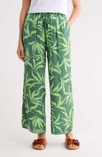 Printed Wide Leg Pants