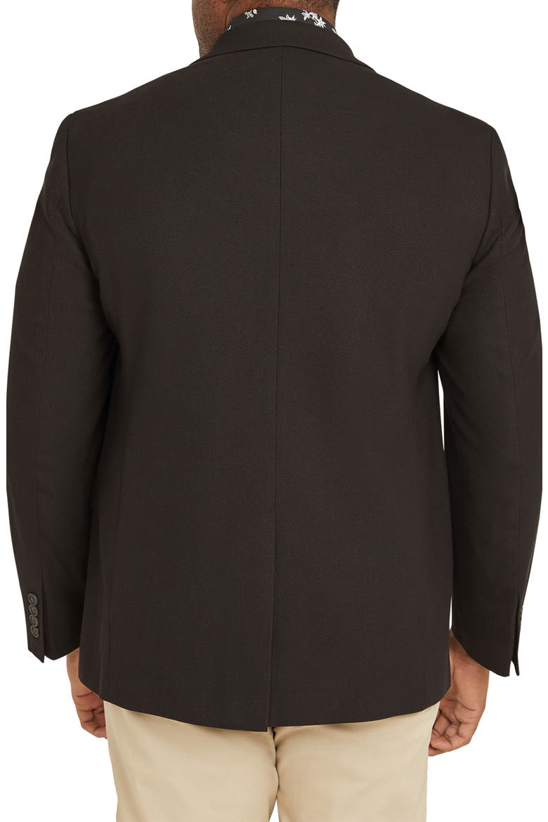 Rafferty Solid Textured Stretch Sport Coat, Alternate, color, BLACK