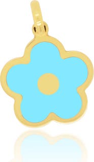 The Lovery Fine Jewelry Turquoise Cherry Blossom Charm