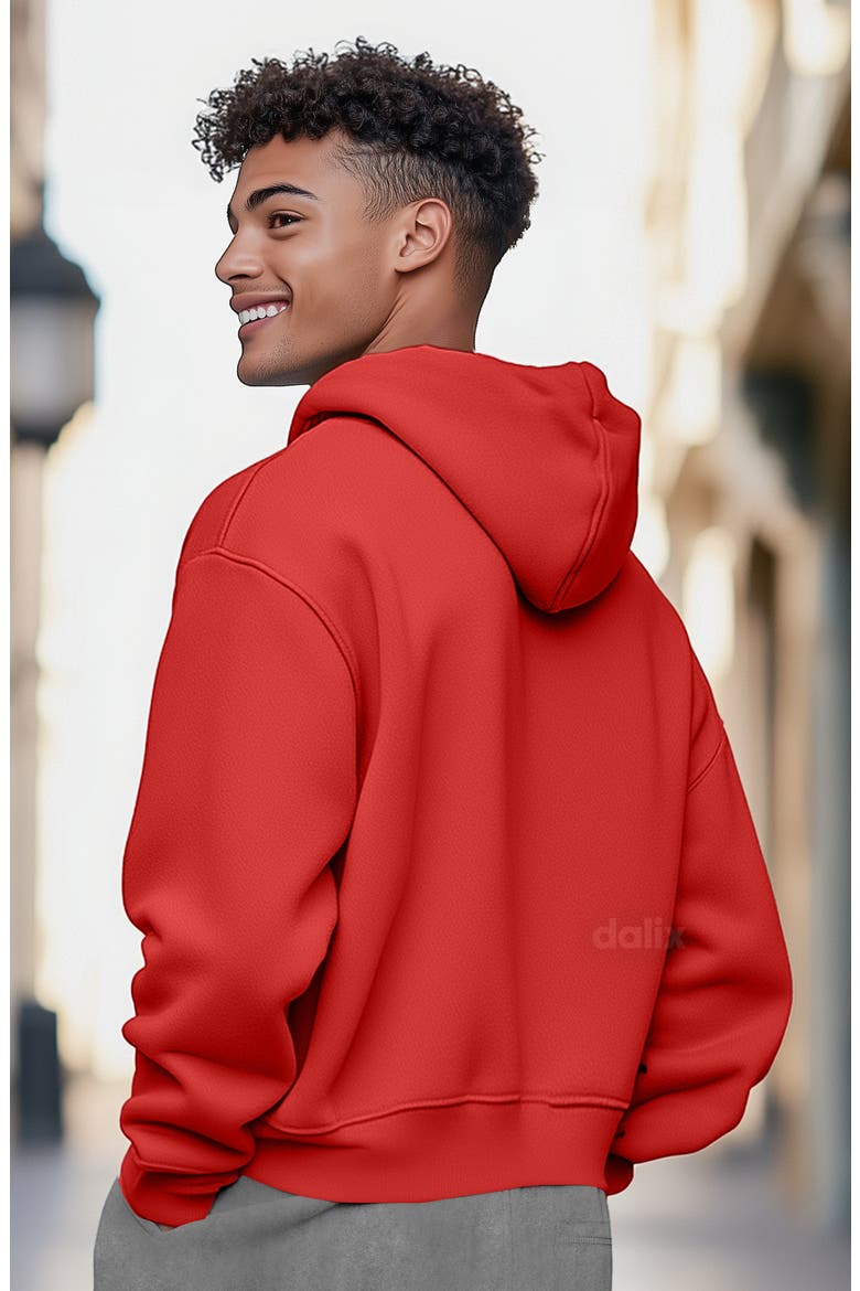 Ghost Midweight All Day Hoodie, Alternate, color, Red