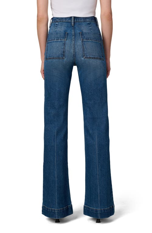 Joe's Jeans The Molly Slant Pocket High Waist Flare Jeans In Blue