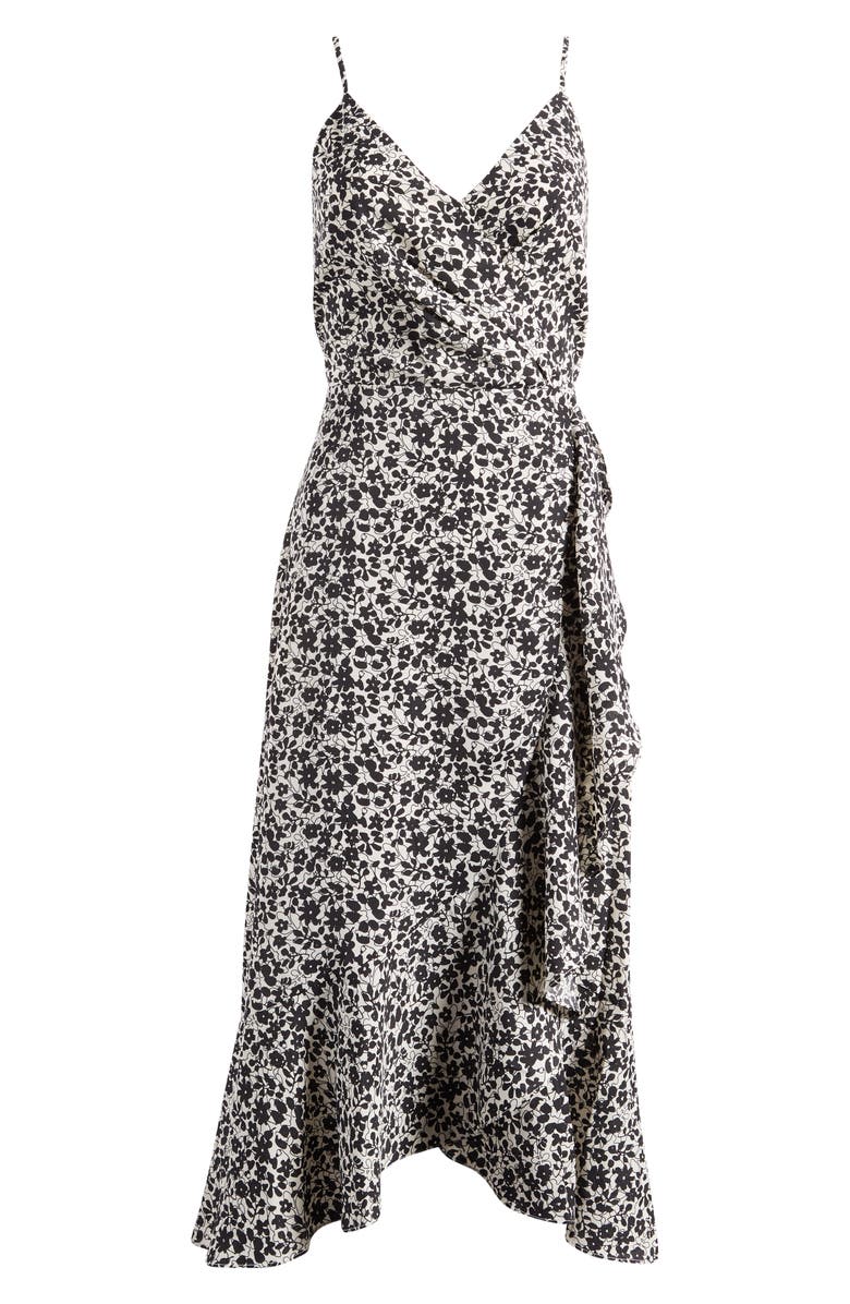 Chelsea28 Faux Wrap Midi Dress, Alternate, color,