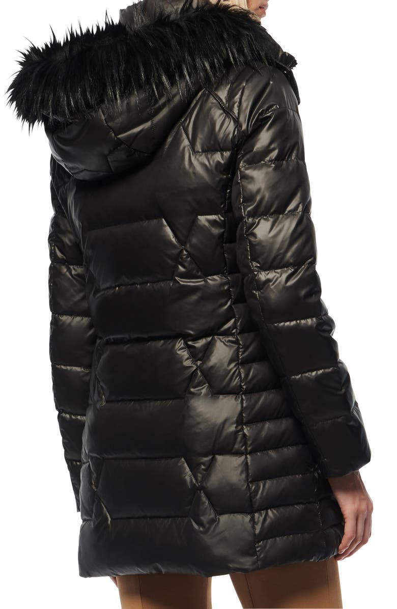 Marc New York Pomona Faux Fur Trim Down Puffer Jacket, Alternate, color, 