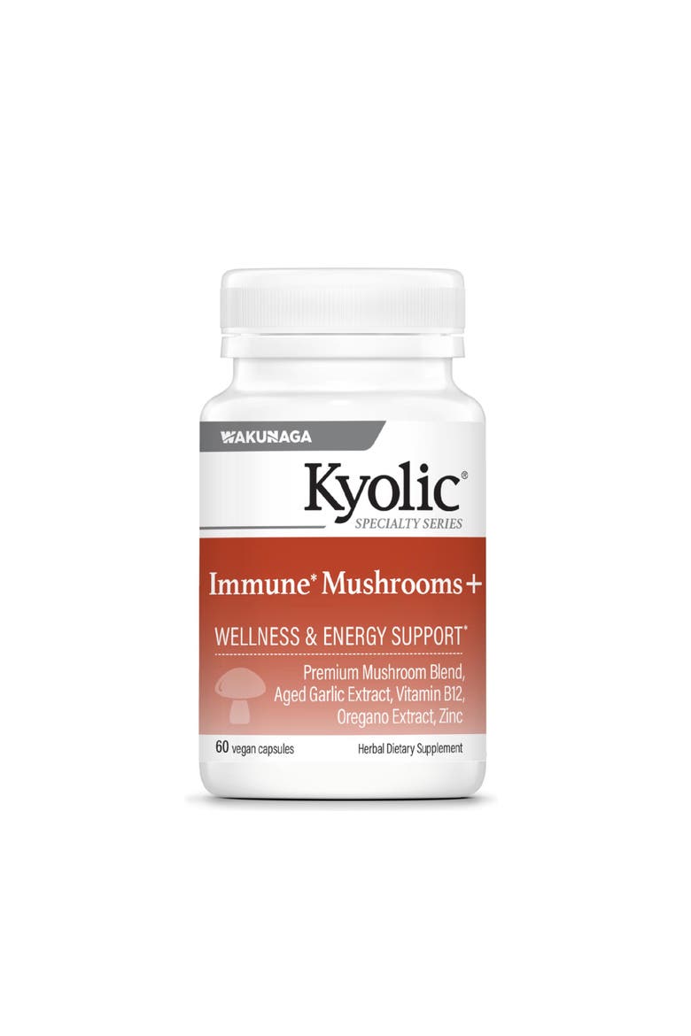 Immune Mushroom Supplement for Wellness and Energy Support(60 capsules), Main, color, None
