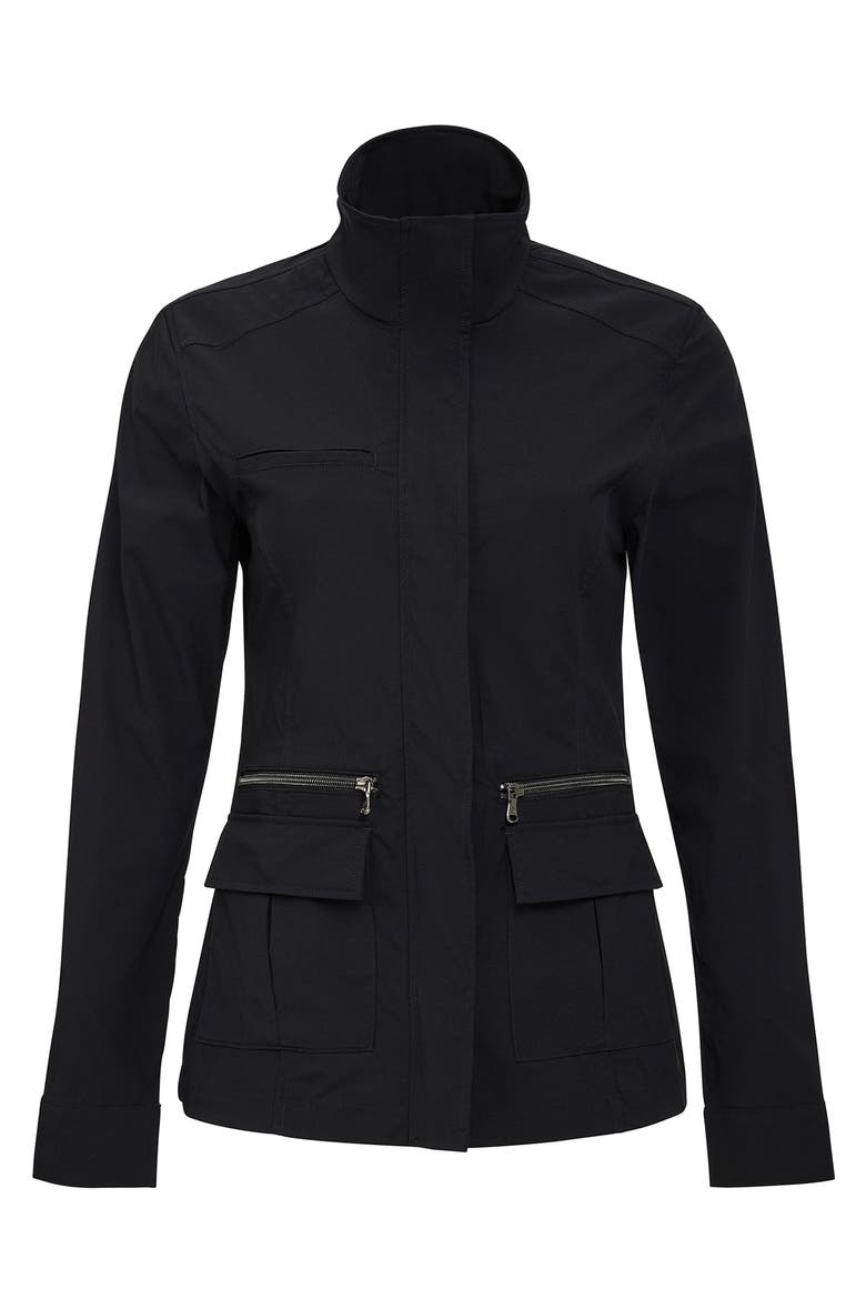 Kenya Cozy Fleece-Lined Jacket, Main, color, Black