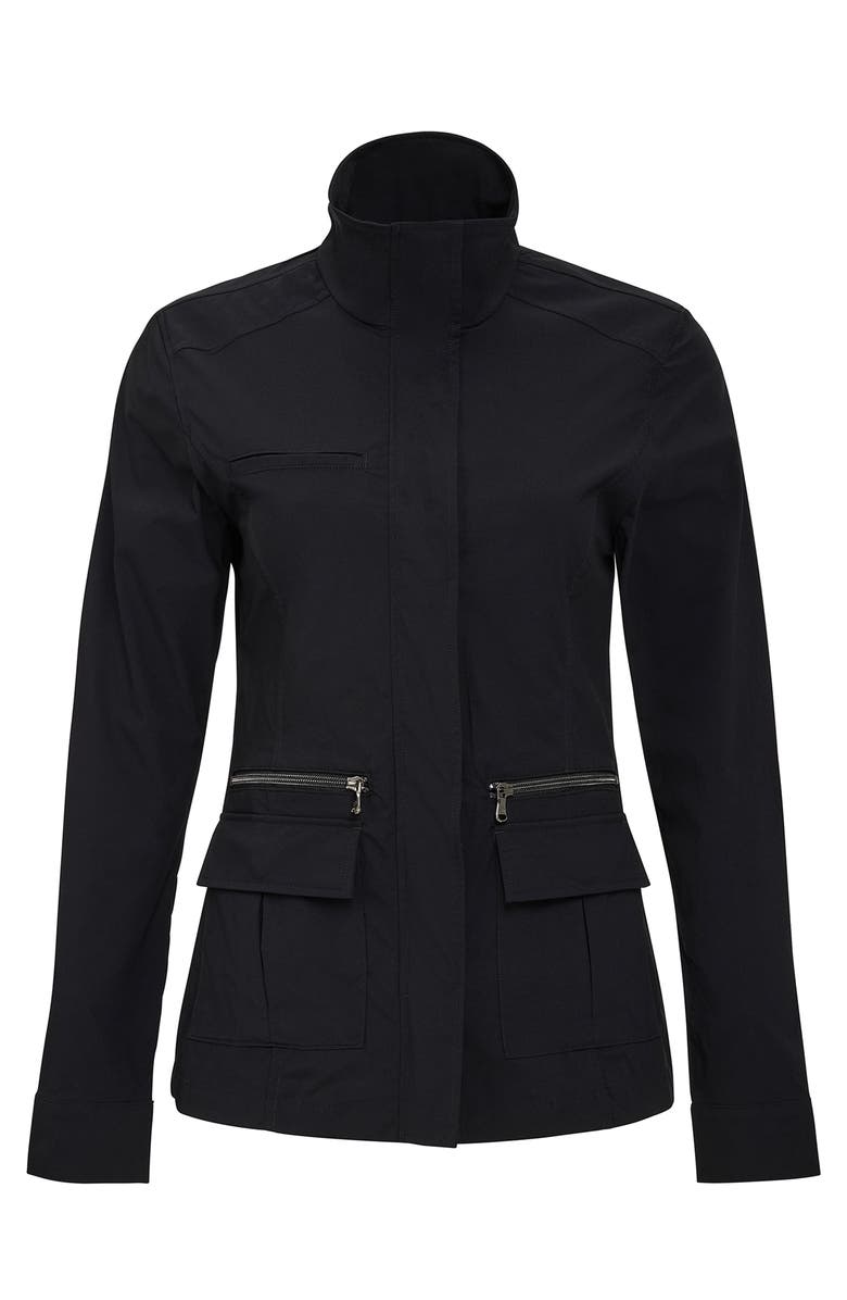 Anatomie Kenya Cozy Fleece-Lined Jacket, Main, color, Black