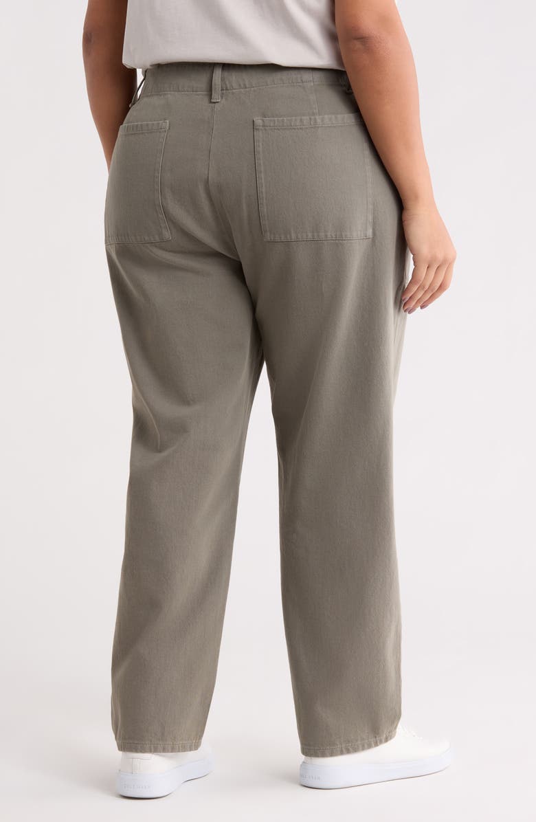 Eileen Fisher Garment Dyed Utility Pants, Alternate, color, Bay Leaf