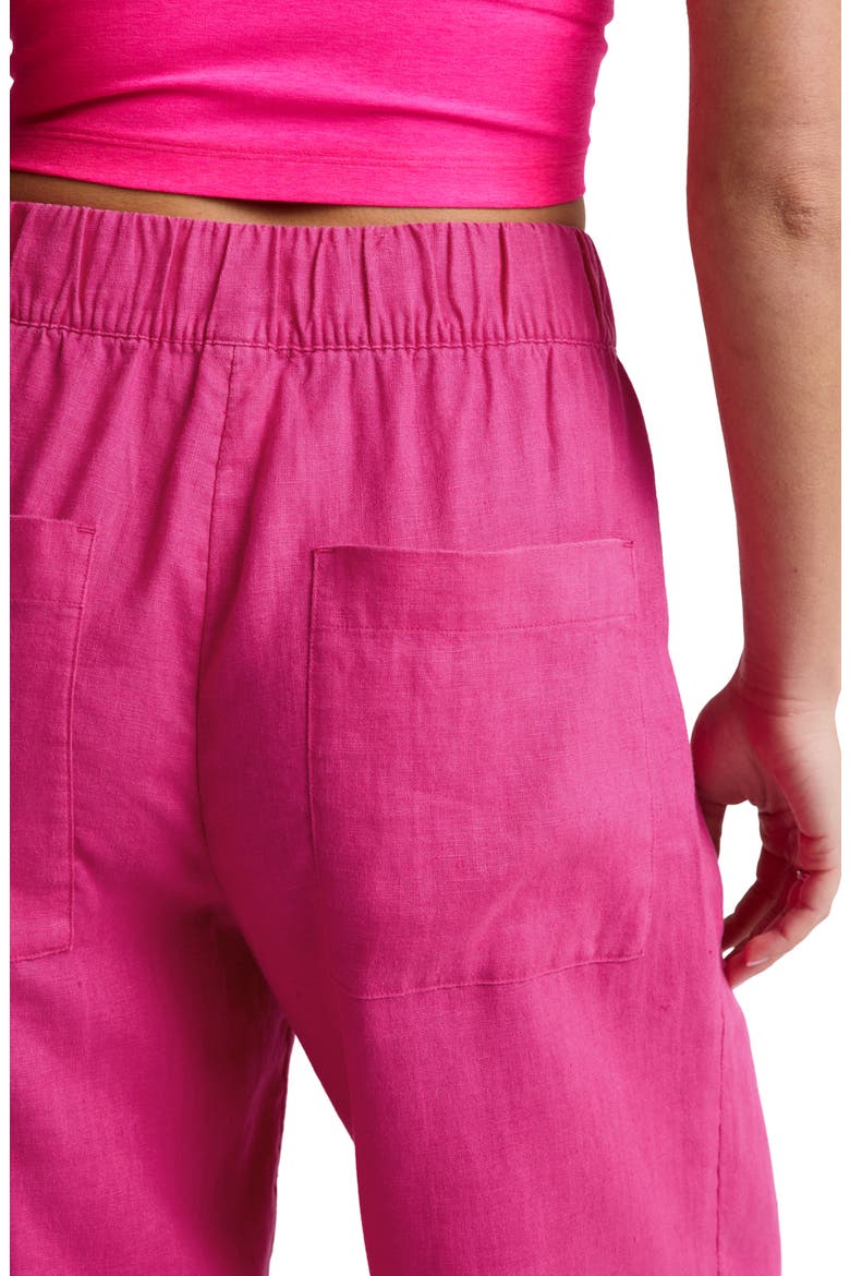 Softwash Wide Leg Linen Pants, Alternate, color, PINK GLOW