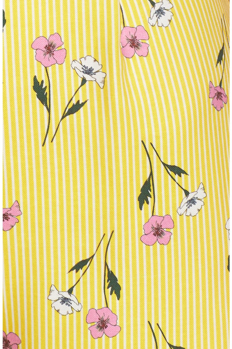 Limoncello Cropped Jumpsuit, Alternate, color, YELLOW FLORAL