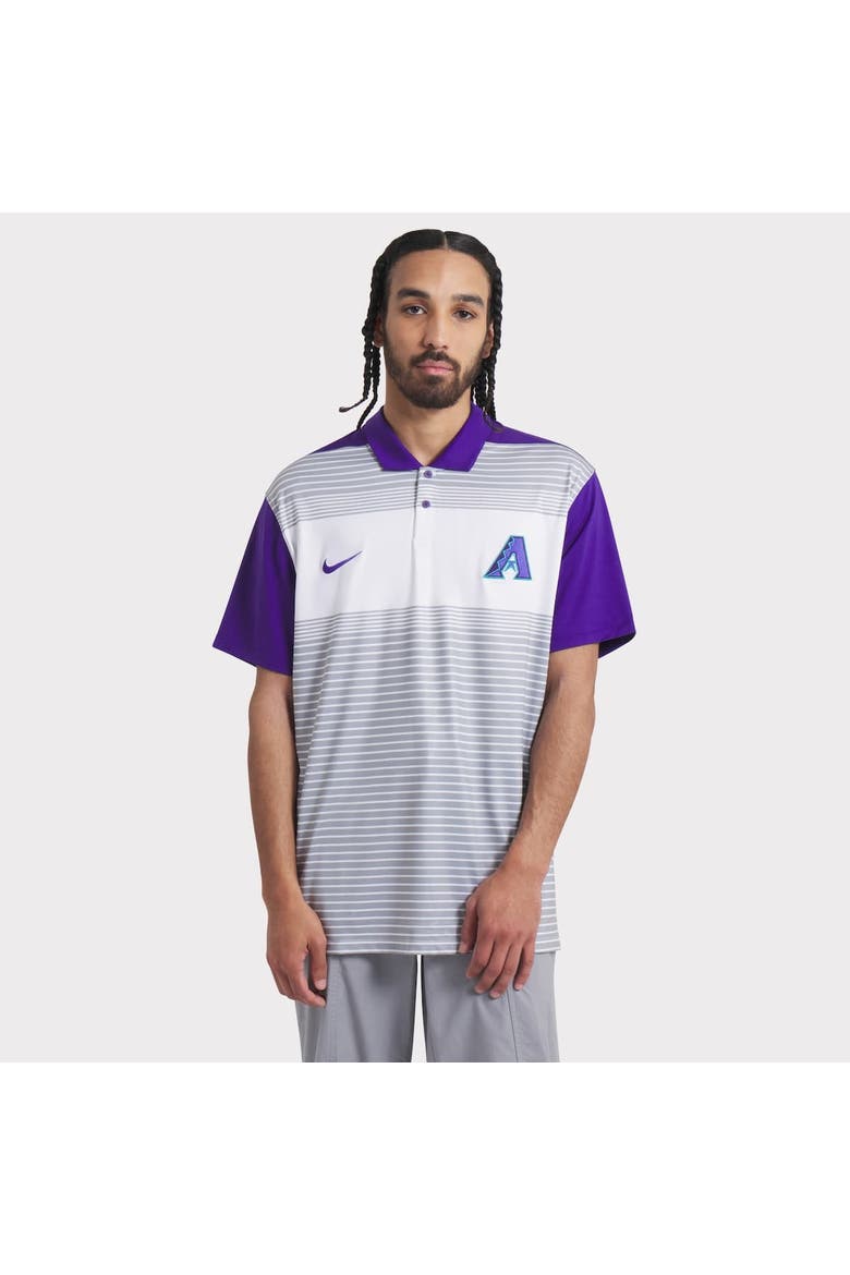 Men's Nike  White Arizona Diamondbacks 2025 City Connect Fashion Legacy Icon Vapor Performance Polo, Main, color, White